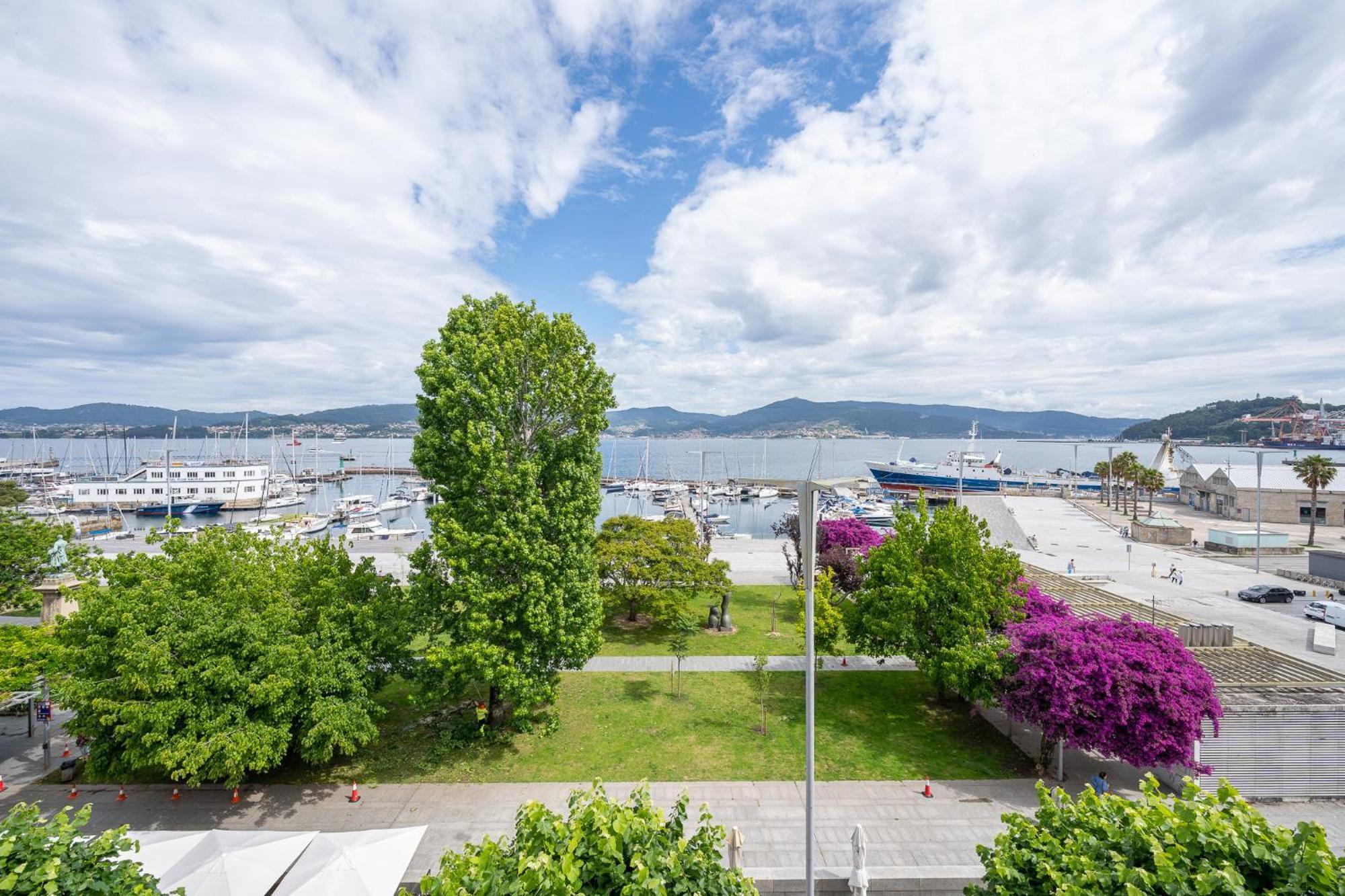 Vistas Al Nautico Y Paseo Maritimo De Vigo Daire Dış mekan fotoğraf